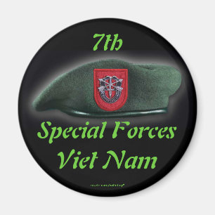 7. Spezialstreitkräfte Veteranen Green Berets Magn Magnet