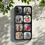 7 Square Foto Collage Black Template iPhone Case 11Pro Max Hülle<br><div class="desc">Dies ist eine coole 7-Fotoplatte,  die aus einer quadratischen Blende mit abgerundeten Kanten besteht,  damit Sie Ihre Lieblings- (Insta-)Fotos leicht anordnen können.</div>