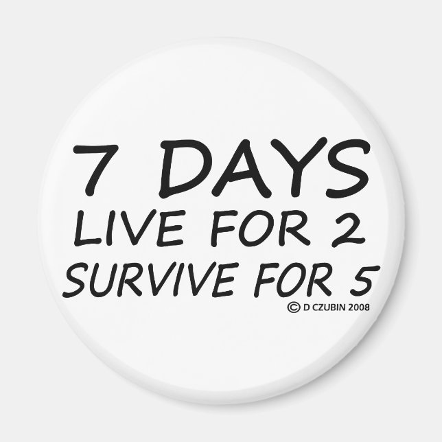 7 Tage Magnet (Vorne)