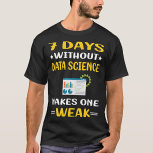 7 Tage ohne Datenwissenschaft T-Shirt