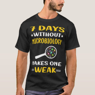 7 Tage ohne Mikrobiologie Mikrobiologe T-Shirt