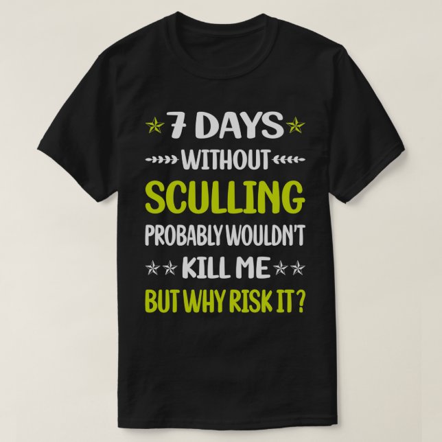 7 Tage ohne Skulptur T-Shirt (Design vorne)
