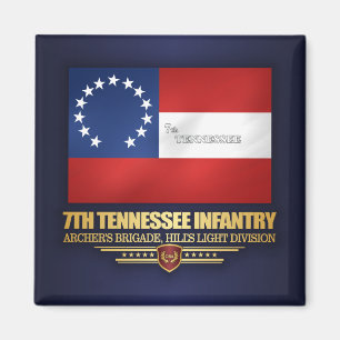 7. Tennessee-Infanterie Magnet