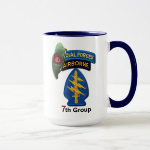 7. Tierärzte der Kraft-Gruppen-grünen Barett-SFGA Tasse