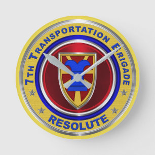 7. Transportbrigade Expeditionary Runde Wanduhr
