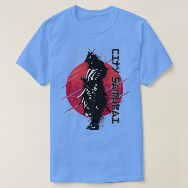 7 Tugenden von Bushido Code Samurai Apparel Japani T-Shirt (Design vorne)
