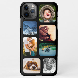 7 Vorlage für FotoCollage umgerundet Mobile iPhone 11Pro Max Hülle