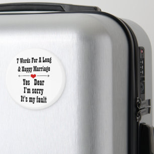 7 Worte für eine lange und glückliche Ehe Magnet
