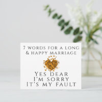 7 Worte für eine lange und glückliche Ehe