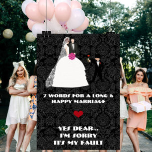 7 Worte zu einer langen und glücklichen Ehe - ja, Poster