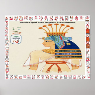 7 Wundern der Welt und uralte Götter der Ägypter Poster