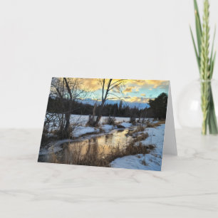 7"x5" Faltkarte Creek Reflection 17 Karte