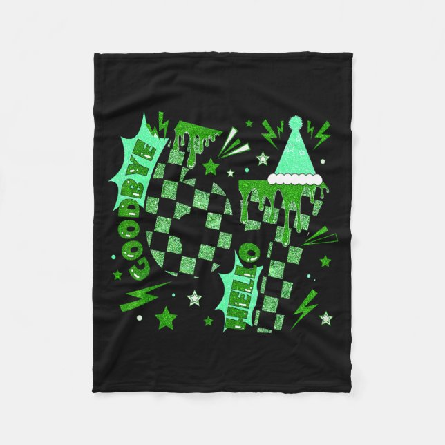 7 Year Old Birthday Goodbye 6 Hello 7 67 Meme Six  Fleecedecke (Vorderseite)