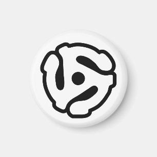 7 Zoll 45 U/min Vinyl Adapter Spindelspinne Magnet