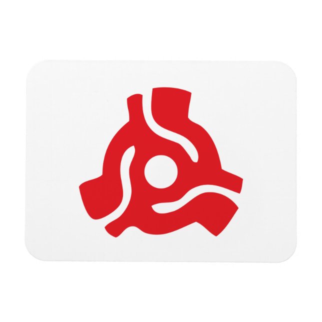 7 Zoll 45 U/min Vinyl Adapter Spindelspinne Magnet (Horizontal)