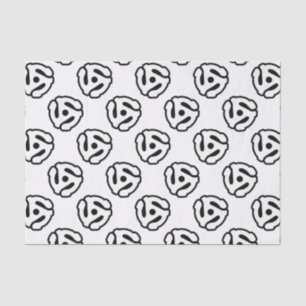 7 Zoll 45 U/min Vinyl Adapter Spindelspinne Seidenpapier