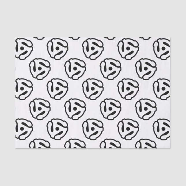 7 Zoll 45 U/min Vinyl Adapter Spindelspinne Seidenpapier (Vorderseite)