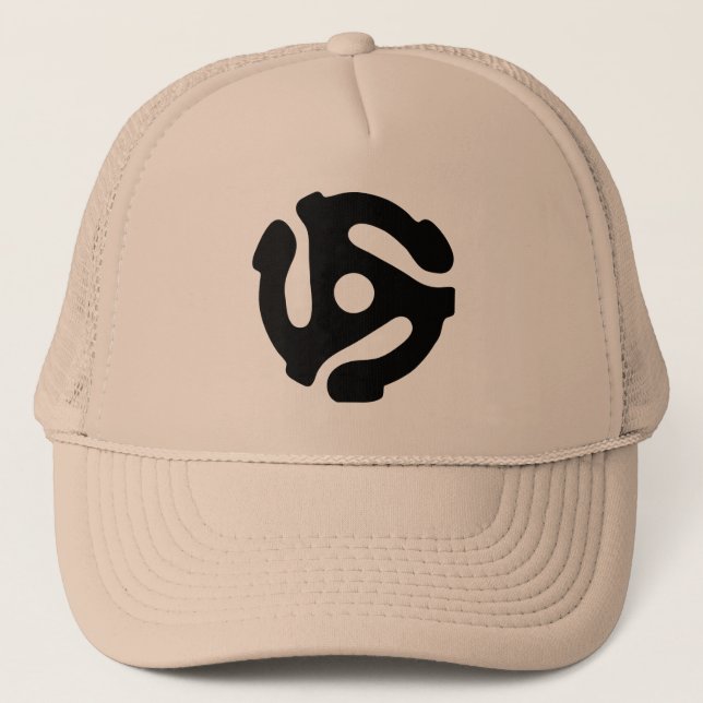 7 Zoll 45 U/min Vinyl Adapter Spindelspinne Truckerkappe (Vorderseite)