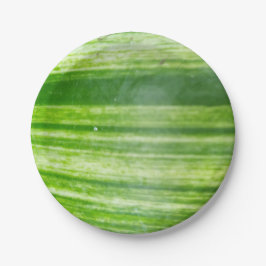 7 Zoll Naturleaf-Design in Dunkelgrün Pappteller