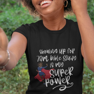 7am SISTER SUPER POWER (Dunkle Haut) Kurz T-Shirt