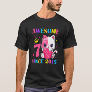 7H Geburtstagsmädchen 7 Jahre alt Phantastisch sei T-Shirt