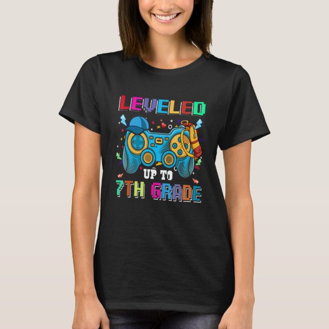 7th Grade Gamer First Day Of Seventh Grade Boys Ba T-Shirt (Vorderseite)
