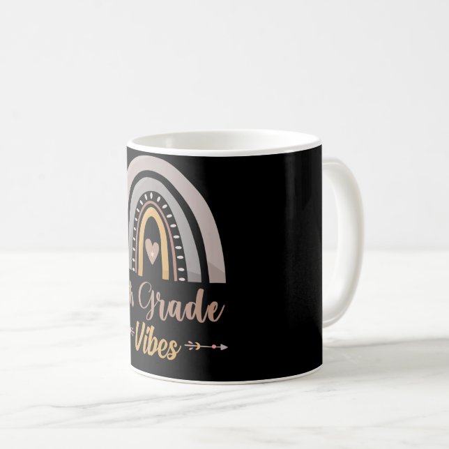 7th Grade Vibes Seventh Grade Back to School Kaffeetasse (VorderseiteRechts)