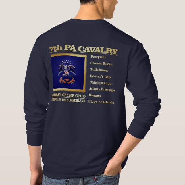 7th PA Cavalry (BH) T-Shirt (Rückseite)