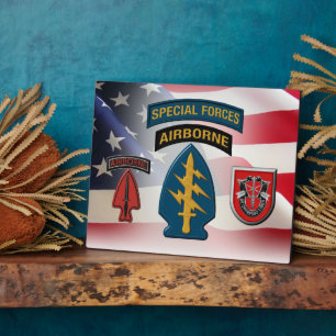 7th Special Forces Group (AIRBORNE) Fotoplatte