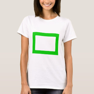 7X5 Karte mit runden Innenkonturen Transformation T-Shirt