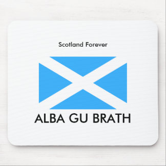 800px-Flag_of_Scotland_%28traditional%29, ALBA… Mousepad