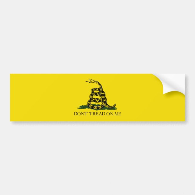 800px-Gadsden_flag_svg Autoaufkleber (Vorne)