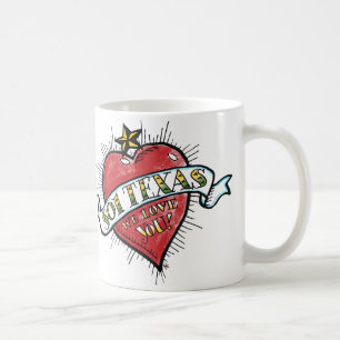 801 Texas, wir Liebe Sie! Tasse