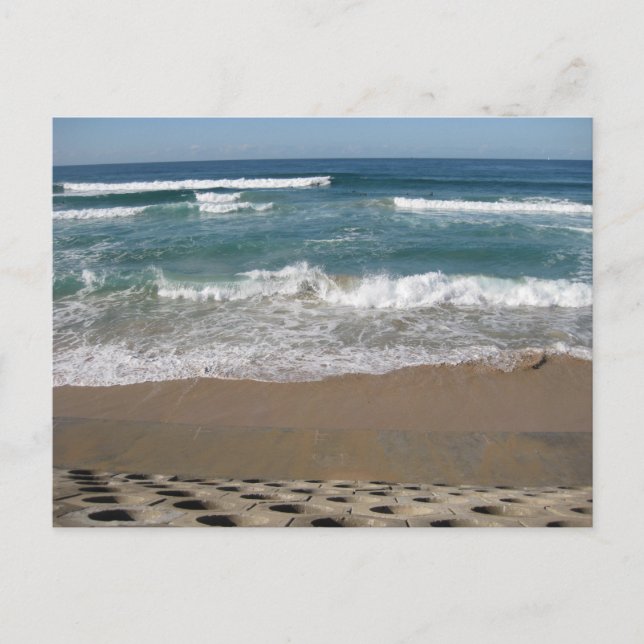 #8025 Beach Postcard Postkarte (Vorderseite)