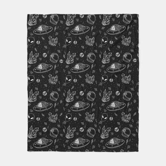 808 Alien pauschal Fleecedecke (Vorderseite)