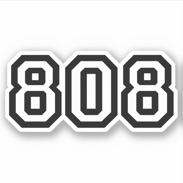 808 AUFKLEBER (Vorderseite)