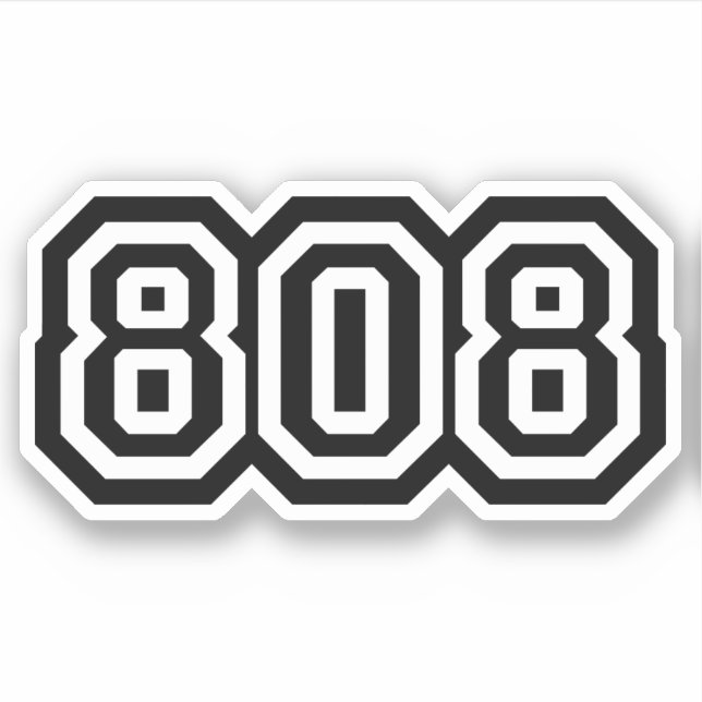 808 AUFKLEBER (Vorderseite)