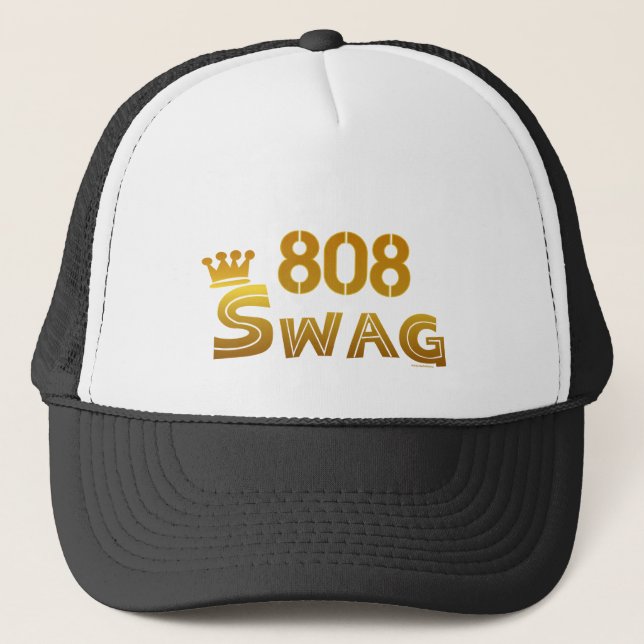 808 Hawaii Swag Truckerkappe (Vorderseite)