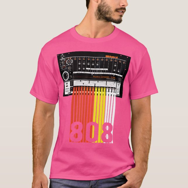 808 Shirt-Musikbeats der Trommelmaschine T-Shirt (Vorderseite)