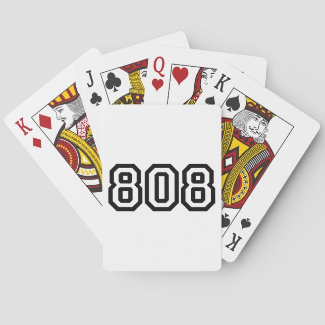 808 SPIELKARTEN (Rückseite)