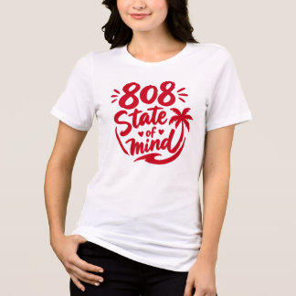 808 State of Mind - Hawaii Kultur T-Shirt Tri-Blend Shirt