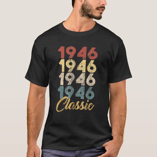 80. 1946 Made in 1946 Gifts Gift Limited Edition T-Shirt (Vorderseite)
