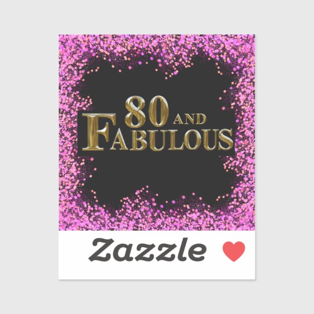 80. AUFKLEBER (Blatt)