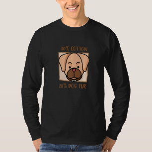 80 Baumwolle 20 Hund Fur Funny Wearing Kleidung T-Shirt