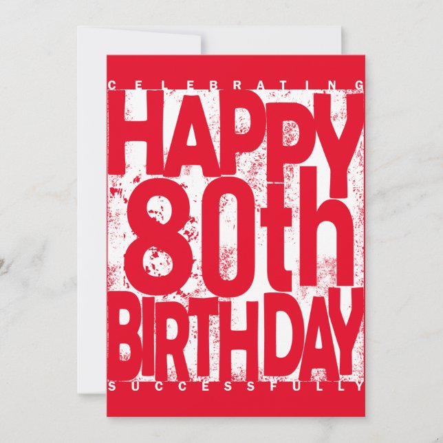 80. EINLADUNG (Vorderseite)