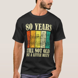 80 Eisenbahn-Dampfzug 80. T-Shirt
