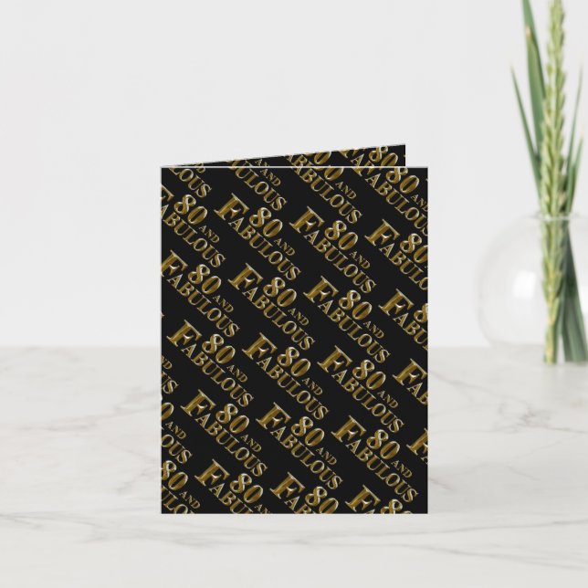 80. FEIERTAGSKARTE (Vorderseite)