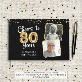 80. Geburtstag Cheers to 80 Years 2 Fotos Gästebuch