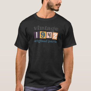 80. Geburtstag Coole Grafik T-Shirts 1942 Vintage