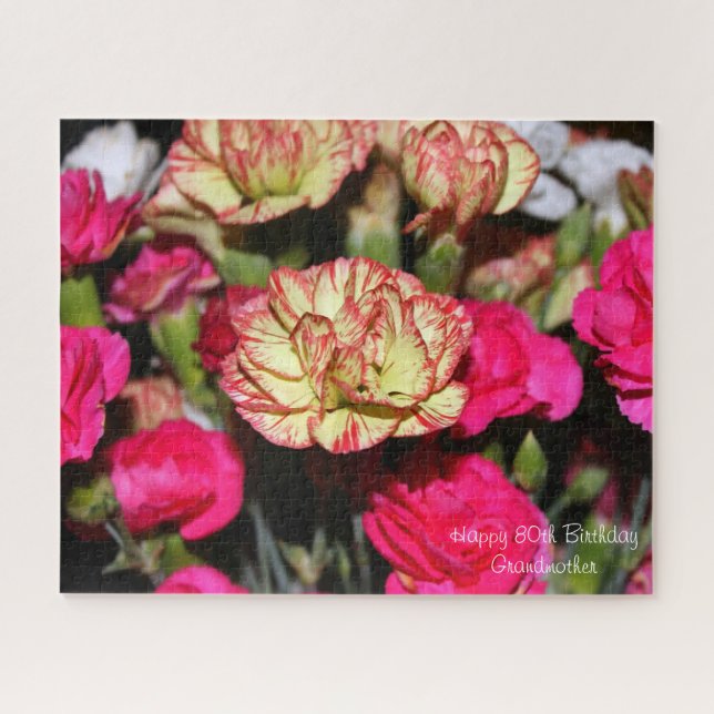 80. Geburtstag Granny. Puzzle (Horizontal)